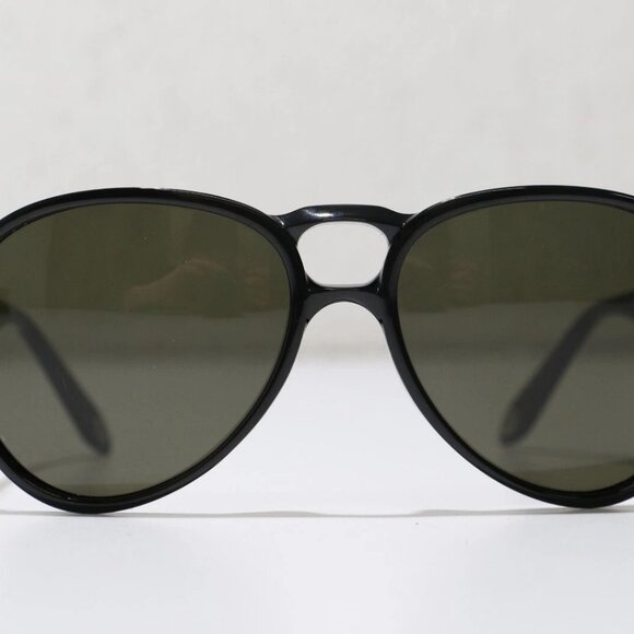 Givenchy [SGV 920 ] Col. Z42V 135mm Italy Black Aviator Pilot Sunglasses - Picture 1 of 9